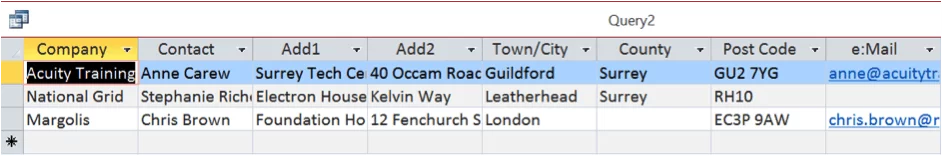 SQL Union Queries - 4 - Editing Query Criteria Dialogue Box In Access