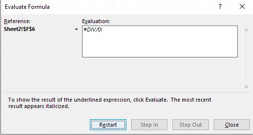 And tells you what error specifically it causes