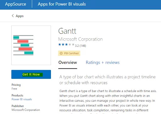 Importing the Microsoft Gantt chart