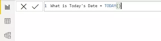 The new measure is now created and available in the Fields pane under the selected table.