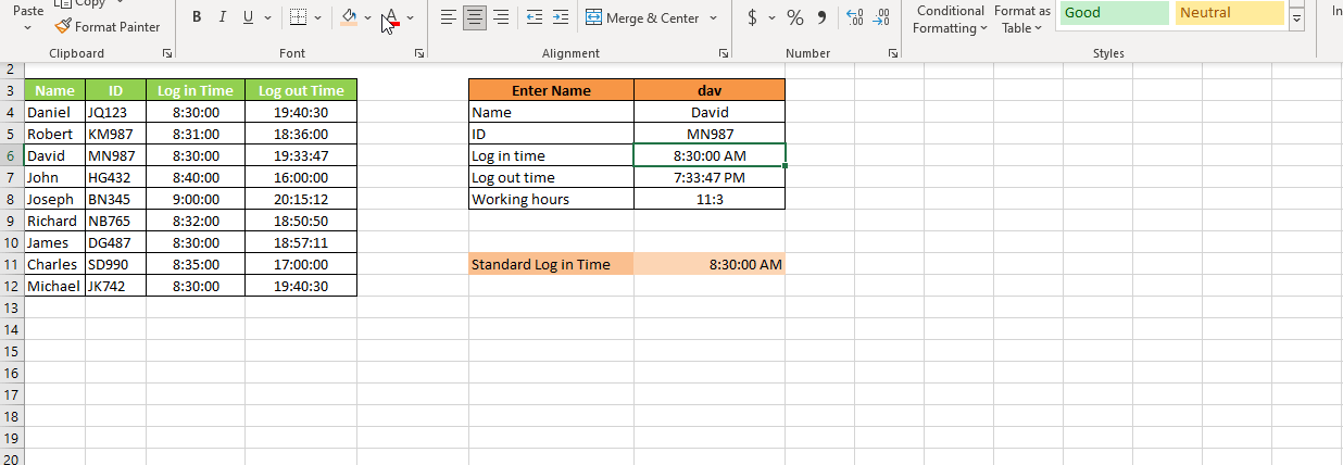 Using Conditional Formatting to format cell