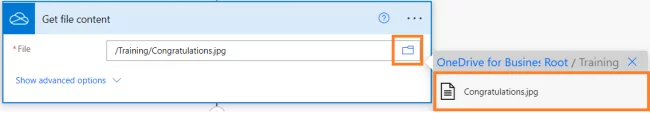 click on the folder icon and browse to the location of the image file.