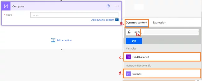 steps to add the parameters