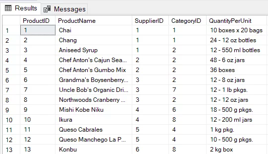 useing an SQL IF statement inside a stored procedure. image 2