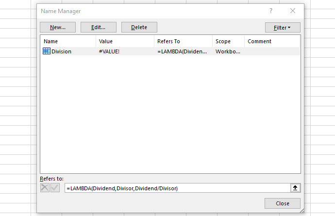 Saving the TAREA function