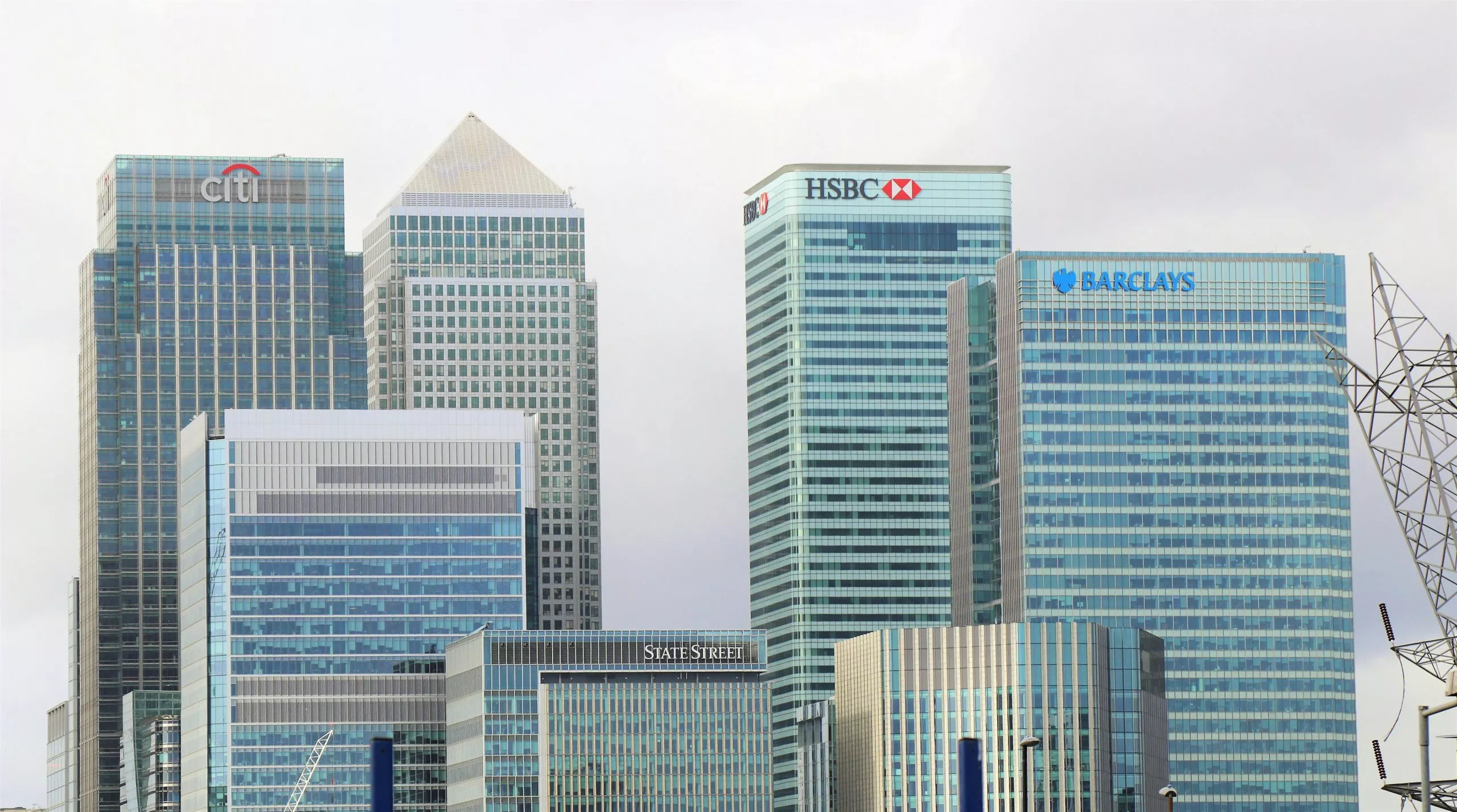Skyline from canary wharf