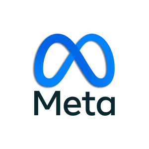 Logo for the company Meta, who Acuity Training has given corporate training