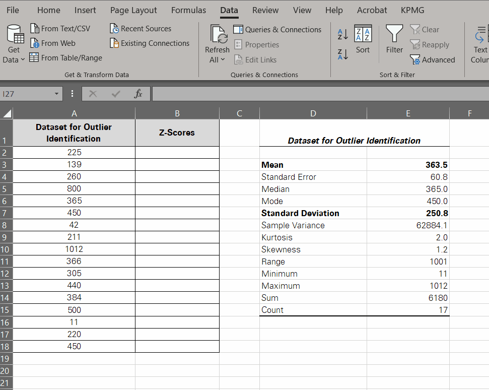 Filtering out Z-score outliers