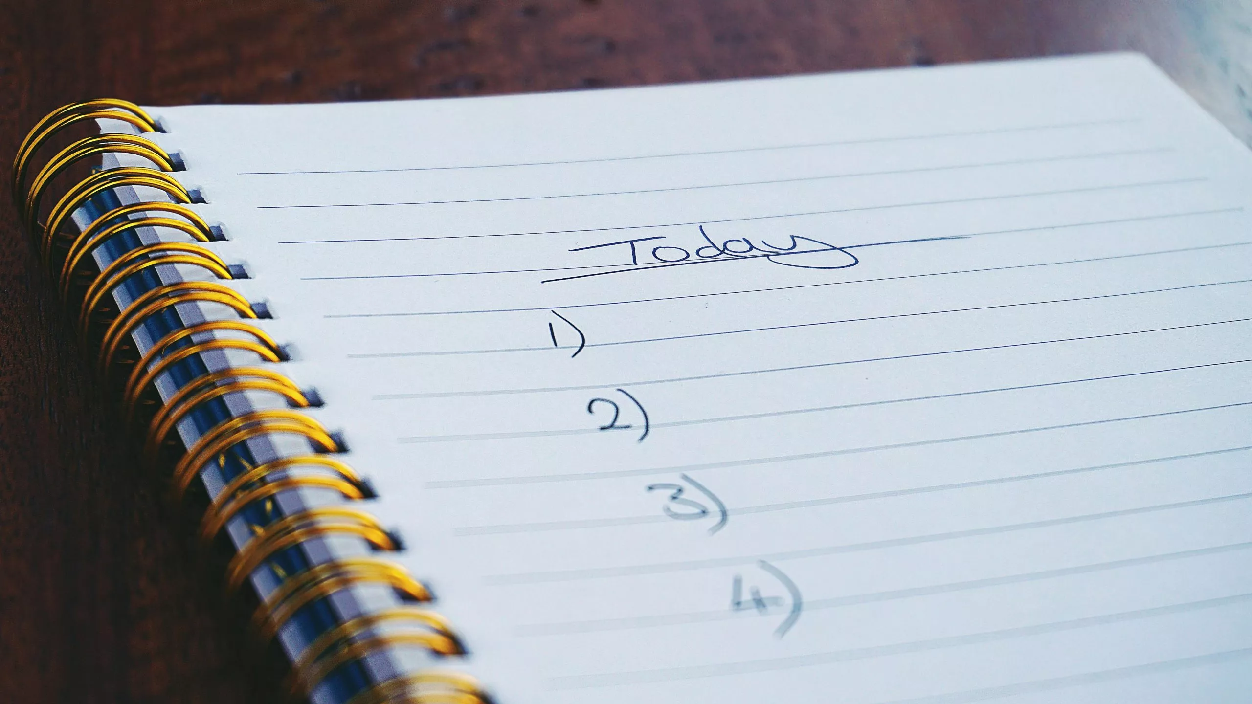 Short term planner stock image