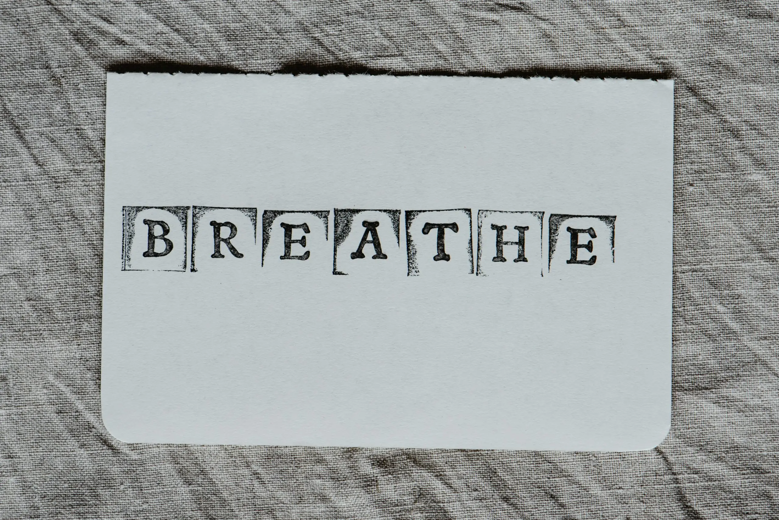 Notebook with the word