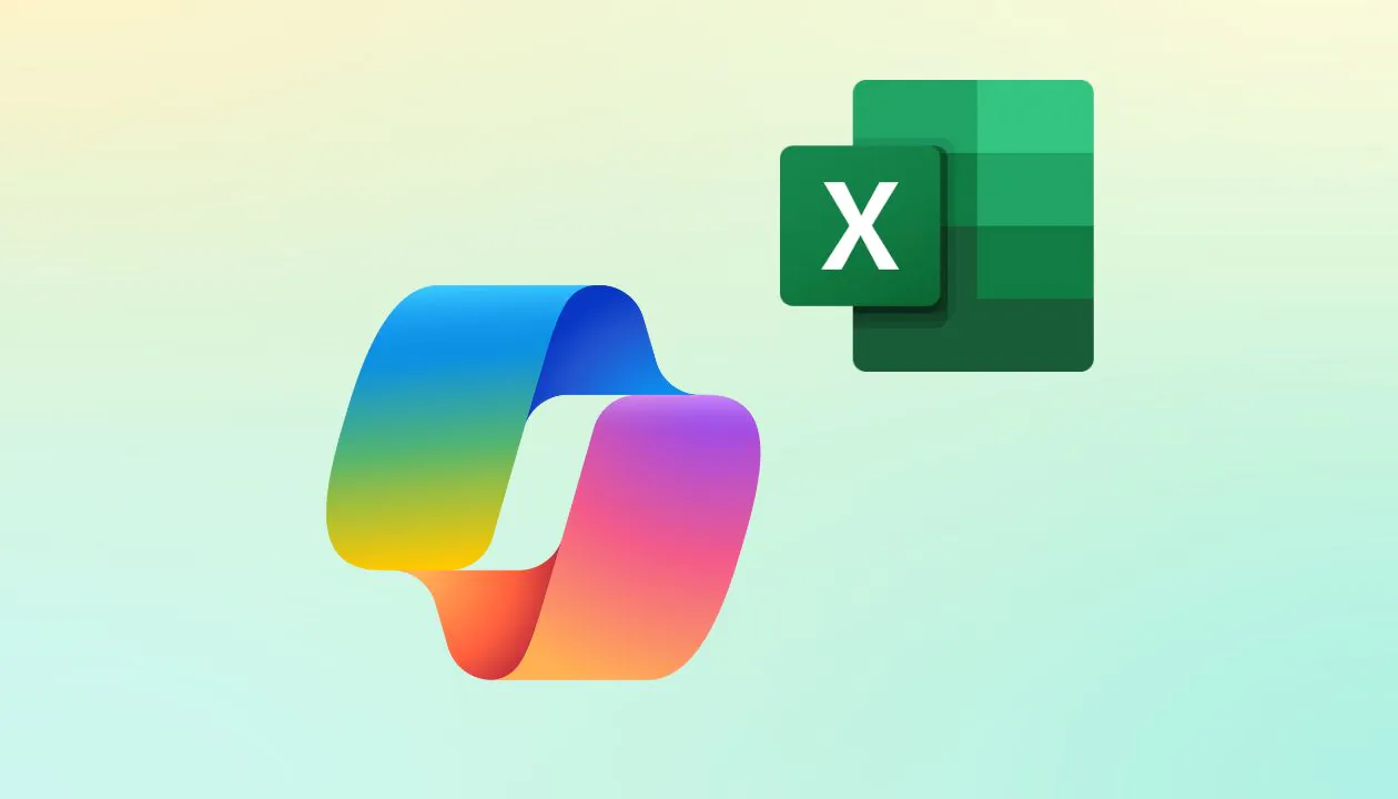 Shows the Copilot and Excel logos
